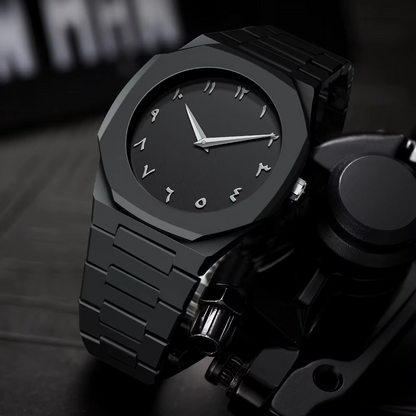 Stainless Steel Arabic Watch