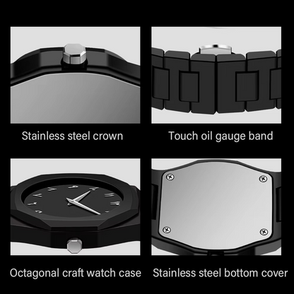 Stainless Steel Arabic Watch