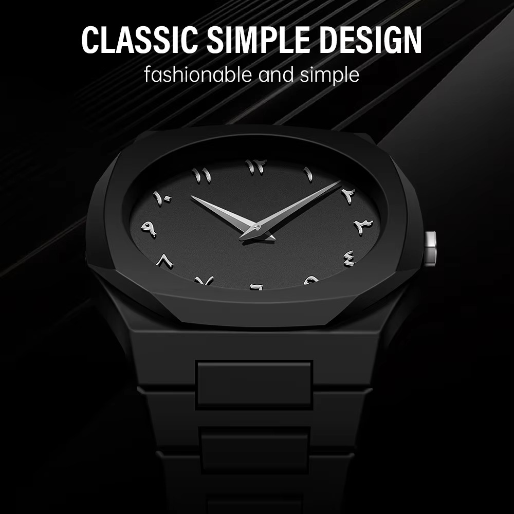 Stainless Steel Arabic Watch