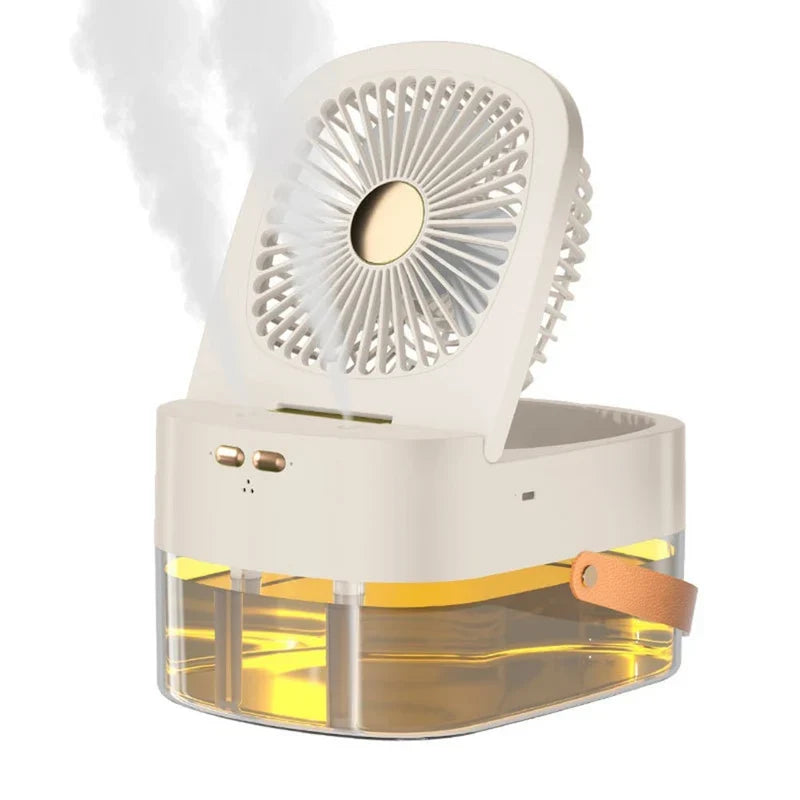 Humidifying Spray Fan Desktop Remote Control
