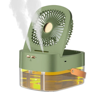Humidifying Spray Fan Desktop Remote Control